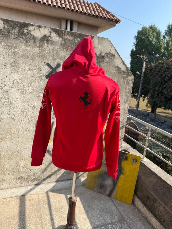 Ferrari zip up hoodie